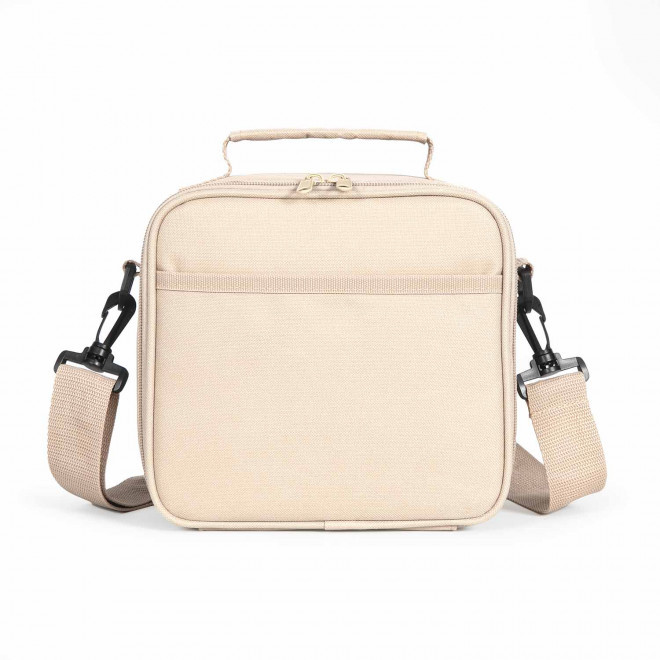 SET SACOCHE & LUNCH BOX PUBLICITAIRE 'TRIBOX' - beige