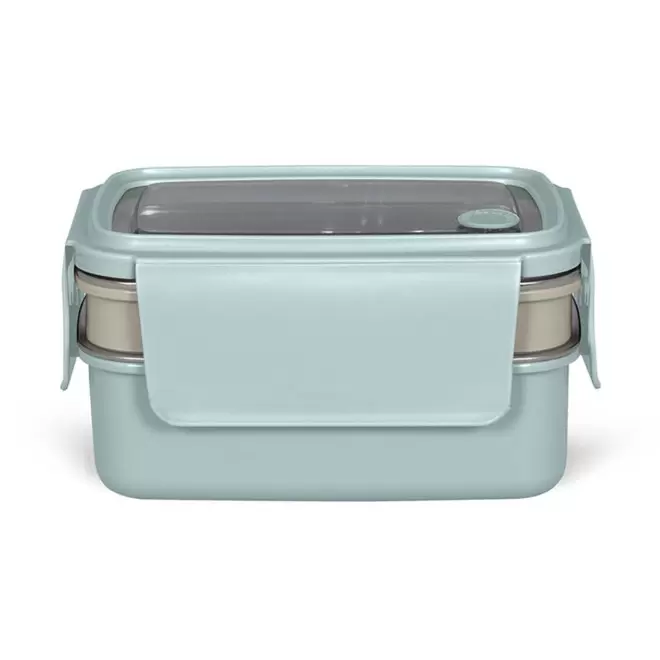 LUNCH BOX PUBLICITAIRE ISOTHERME LIVOO® 'ISOBOX'  - bleu ciel