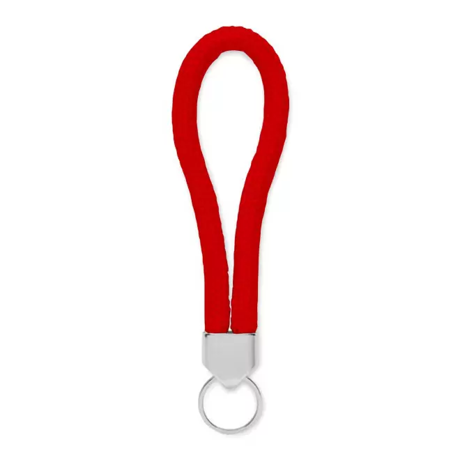 PORTE CLE CORDE PERSONNALISABLE 'KALOU' - rouge framboise