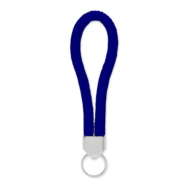 PORTE CLE CORDE PERSONNALISABLE 'KALOU' - bleu reflex