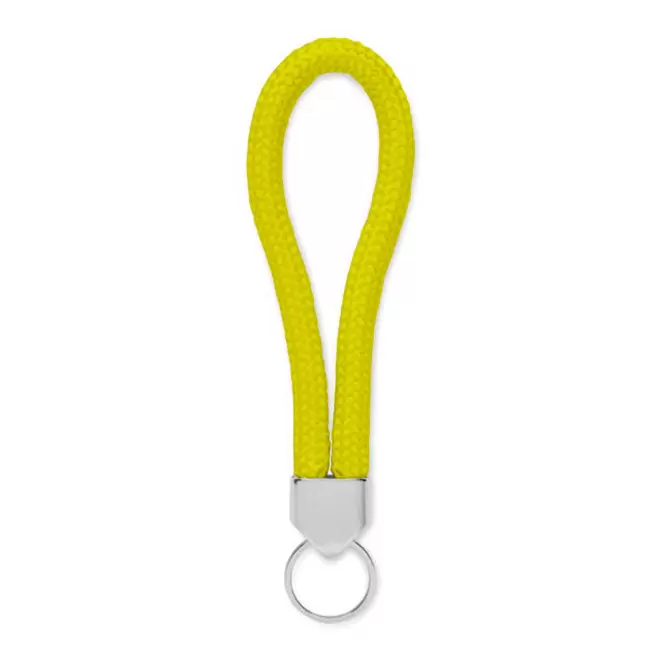 PORTE CLE CORDE PERSONNALISABLE 'KALOU' - jaune