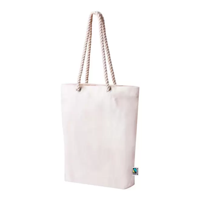 SAC PLAGE EN COTON PERSONNALISABLE 'IBIZA COTON FAIRTRADE' - naturel