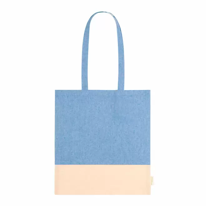 SAC SHOPPING RECYCLE PERSONNALISABLE 'FORCOLA' - bleu