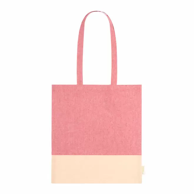 SAC SHOPPING RECYCLE PERSONNALISABLE 'FORCOLA' - rouge