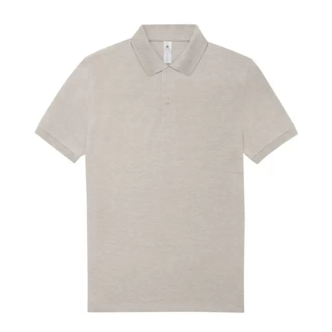POLO PERSONNALISABLE B&C HOMME 210G 'ADIMO' - gris chiné