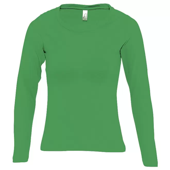TEE-SHIRT PERSONNALISE FEMME MANCHES LONGUES 'MAJESTIC' 150 GR/M² - vert prairie