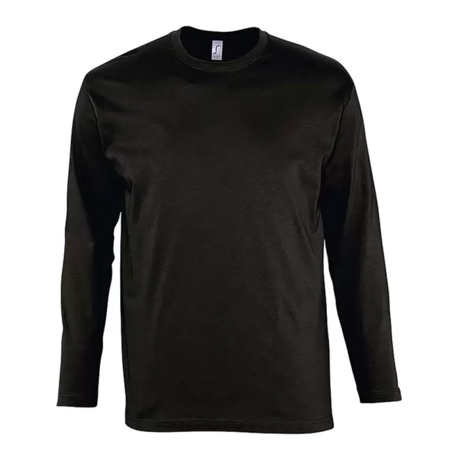 TEE-SHIRT HOMME MANCHES LONGUES 'MONARCH' 150 GR/M² - noir