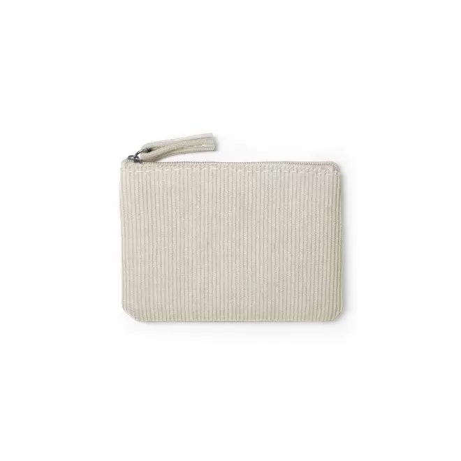 PORTEFEUILLE EN VELOURS PERSONNALISABLE 'BUDISNKY' - blanc