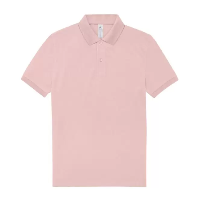 POLO PERSONNALISABLE B&C HOMME 210G 'ADIMO' - rose pâle