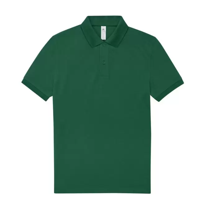 POLO PERSONNALISABLE B&C HOMME 210G 'ADIMO' - vert foncé