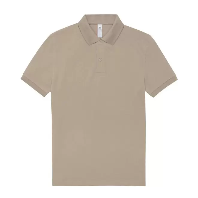 POLO PERSONNALISABLE B&C HOMME 210G 'ADIMO' - beige