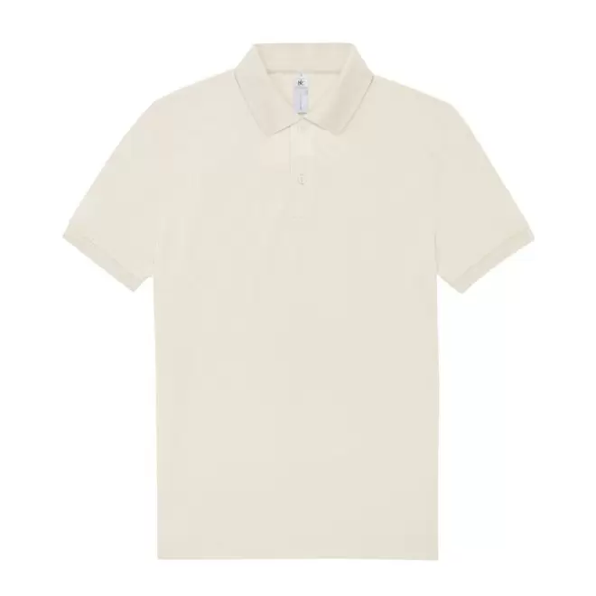 POLO PERSONNALISABLE B&C HOMME 210G 'ADIMO' - blanc cassé