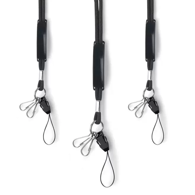 EXPRESS 72H - TOUR DE COU AVEC CLIP SECURITE 'BARLETTA' - noir