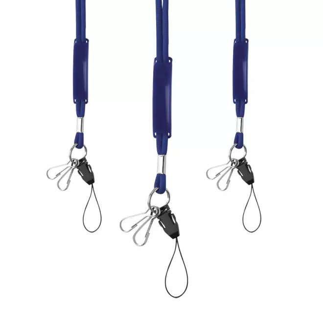 EXPRESS 72H - TOUR DE COU AVEC CLIP SECURITE 'BARLETTA' - bleu