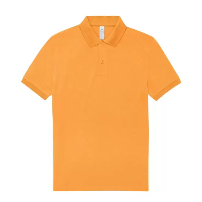 POLO PERSONNALISABLE B&C HOMME 210G 'ADIMO' - orange clair