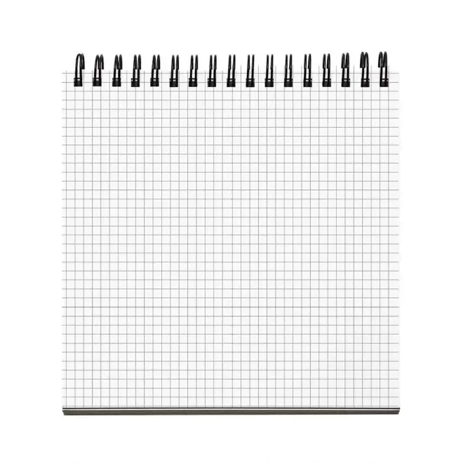 BLOC-NOTES SPIRALE CARRE PERSONNALISABLE 'SEDARI' 50PAGES - petit carreau