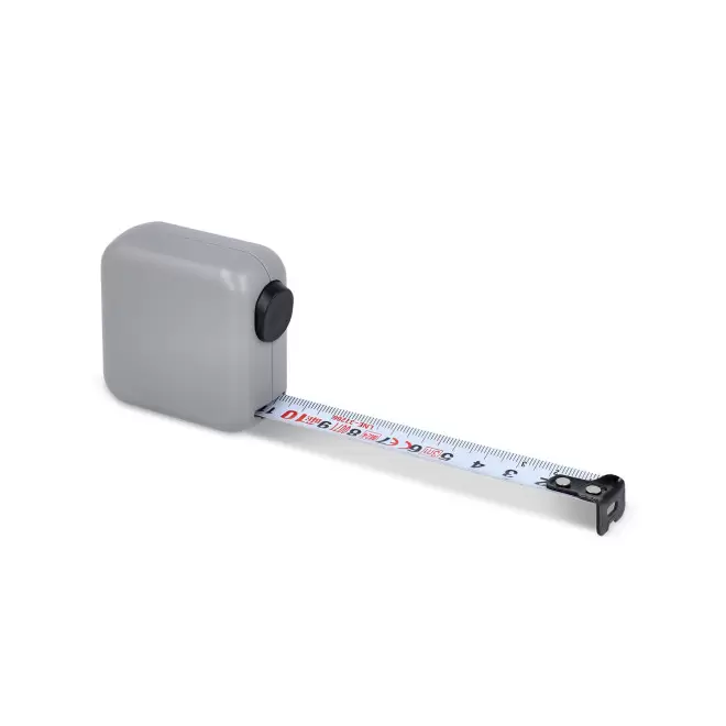 METRE RUBAN ABS 3 M PERSONNALISABLE 'TOLI' - gris