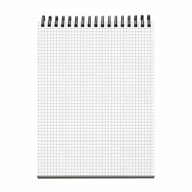 BLOC-NOTES SPIRALE A5 PERSONNALISABLE 'ORSONSPI' 100 PAGES - petit carreau