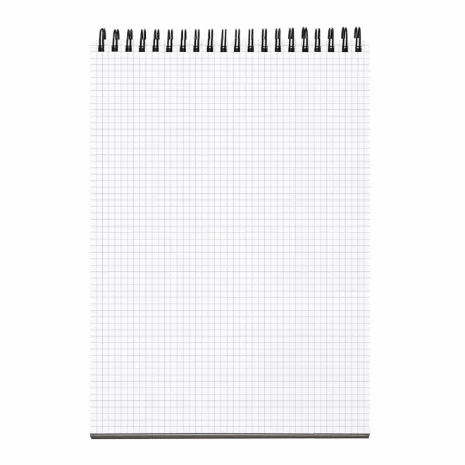 BLOC-NOTES SPIRALES A4 PERSONNALISABLE 'GORDON' 50 PAGES - petit carreau