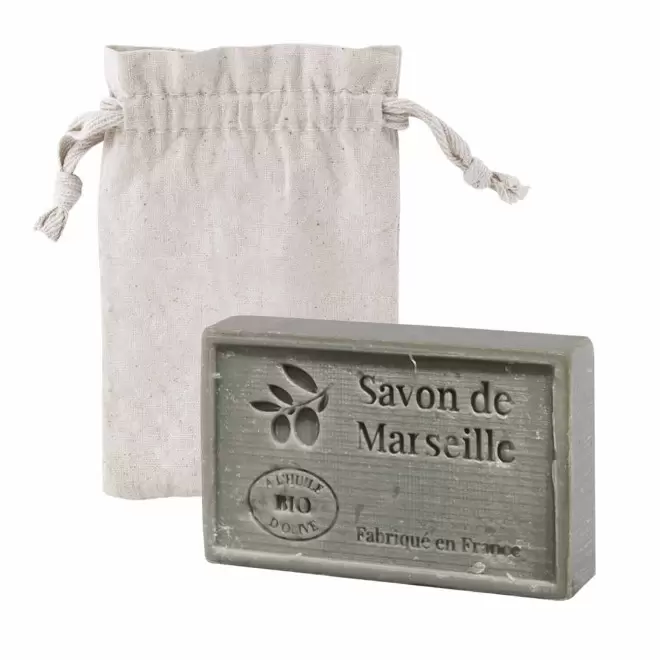 SAVON DE MARSEILLE 100GR PERSONNALISABLE 'HIUMA' - vert