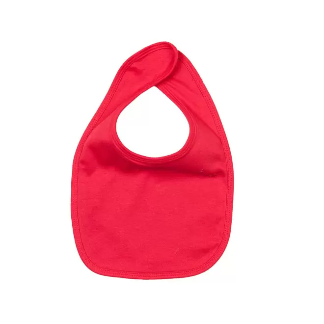 BAVOIR BEBE PERSONNALISABLE 'BABY BIB' - rouge