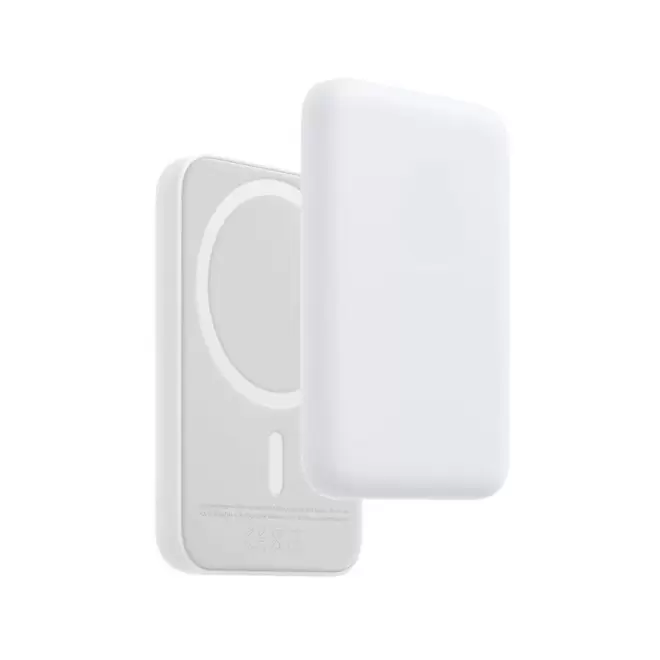 POWERBANK MAGSAFE PERSONNALISABLE 5000 MAH 10W 'ARCONA' - blanc