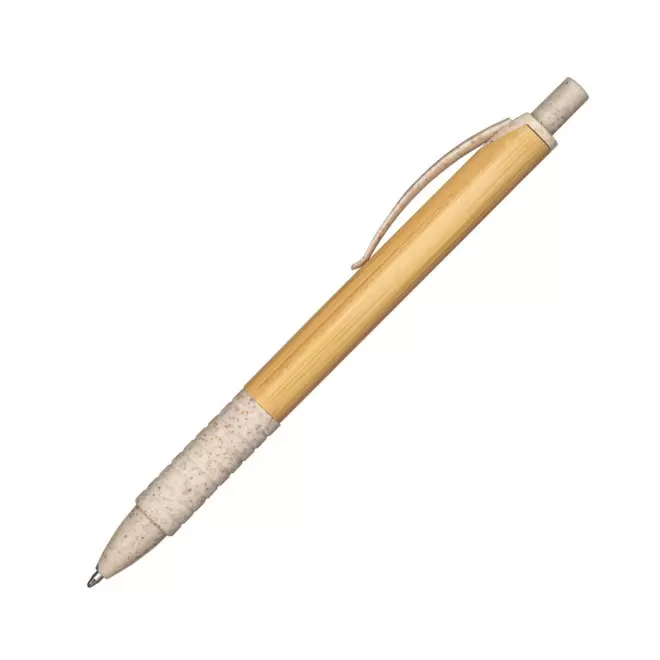 STYLO EN BAMBOU PERSONNALISBLE 'BAMGRIP' - beige