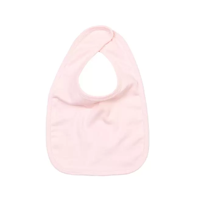 BAVOIR BEBE PERSONNALISABLE 'BABY BIB' - rose pale