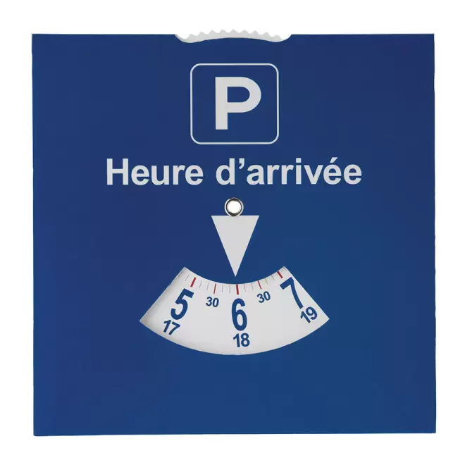 DISQUE DE STATIONNEMENT PERSONNALISÉ 'APARKA' - bleu