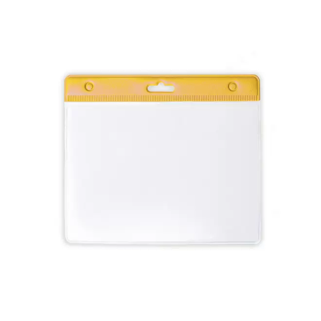 PORTE BADGE 'KARELI COLOR' - jaune