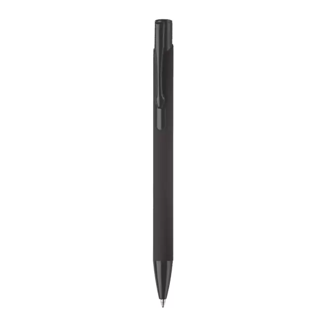 STYLO PUBLICITAIRE EN ALUMINIUM 'SOFTLY BLACK' - noir