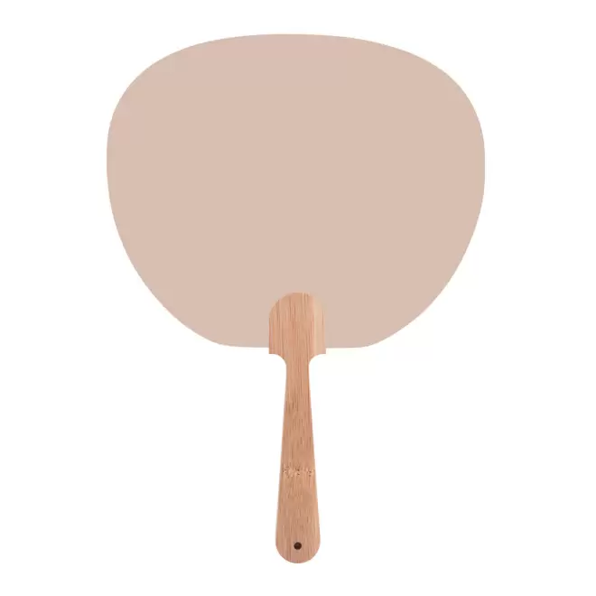 EVENTAIL BAMBOU PERSONNALISABLE 'DIGIBI' - ovale