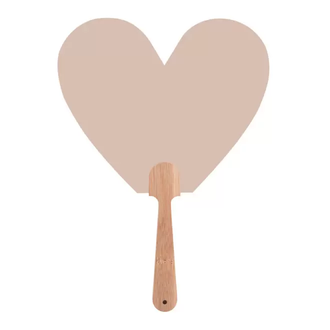 EVENTAIL BAMBOU PERSONNALISABLE 'DIGIBI' - coeur