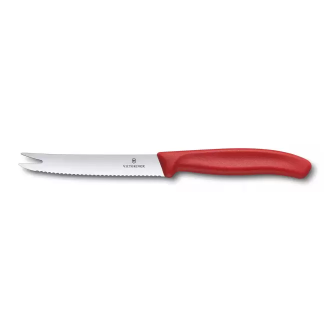 COUTEAU OFFICE PERSONNALISABLE 'SWISS CLASSIC FROMAGE' - rouge
