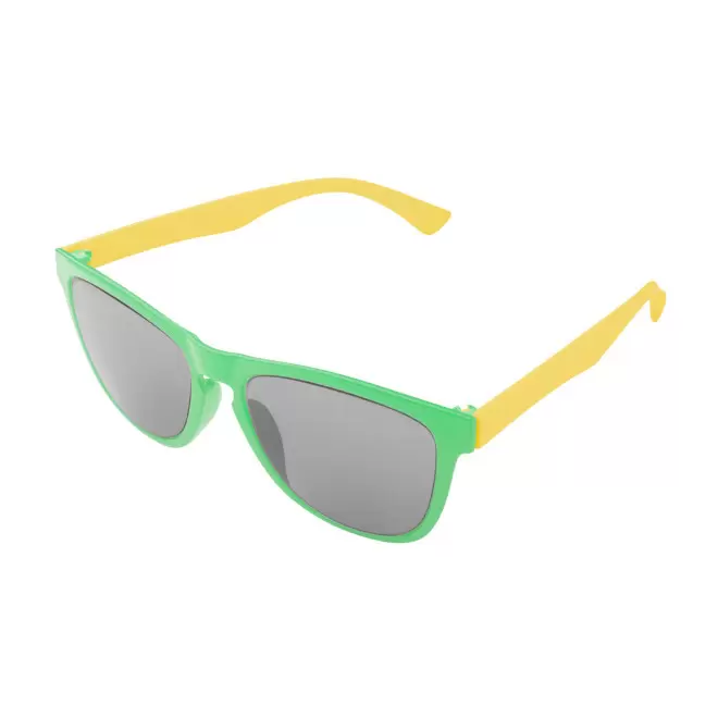 LUNETTES SOLEIL PERSONNALISABLES MIX & MATCH 'SUNWAY' - vert/jaune