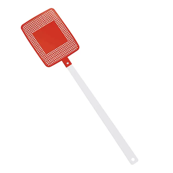 TAPETTE A MOUCHE PERSONNALISABLE MIX&MATCH 'FLYVE' - blanc/rouge