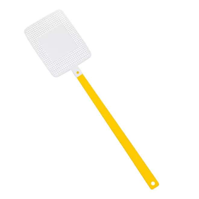 TAPETTE A MOUCHE PERSONNALISABLE MIX&MATCH 'FLYVE' - jaune/blanc