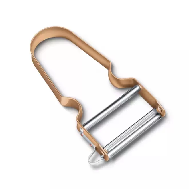 EPLUCHEUR EN ALUMINIUM PERSONNALISABLE 'REX' - cinnamon