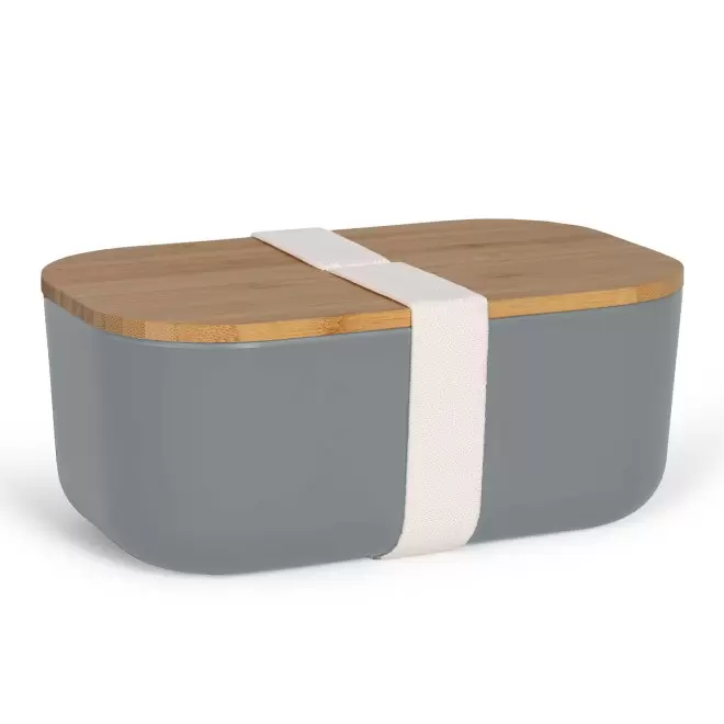 LUNCH BOX RECYCLE PERSONNALISABLE 'BUCATI RECYCLE' - gris