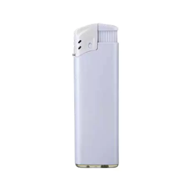 BRIQUET TEMPETE RECHARGEABLE PERSONNALISABLE 'TURBY' - blanc