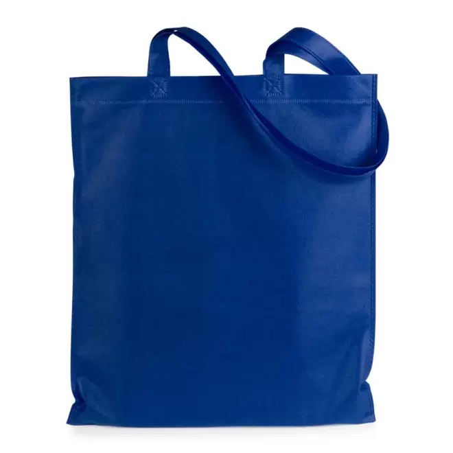 SAC SHOPPING PERSONNALISABLE ANSES LONGUES 'BONITO 70 GR' - bleu