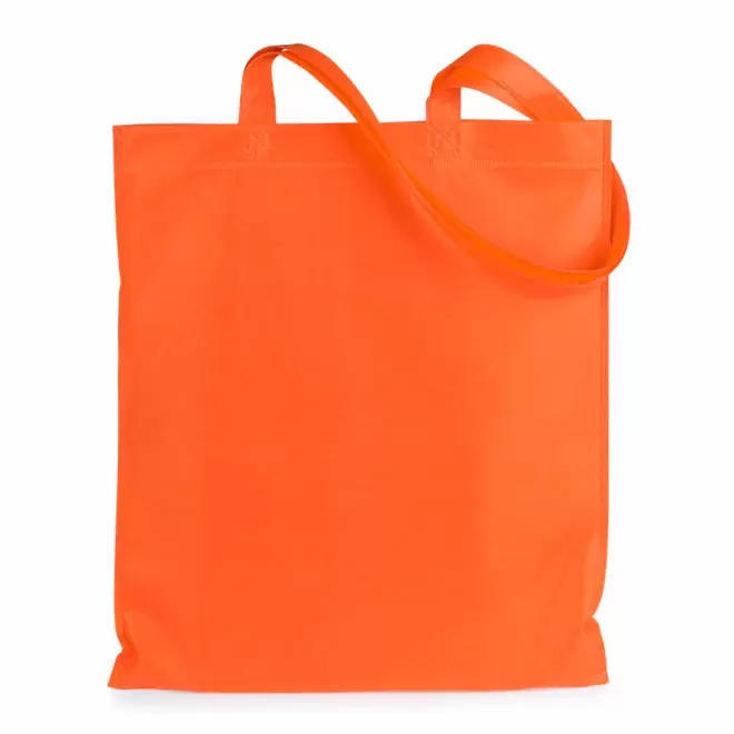 SAC SHOPPING PERSONNALISABLE ANSES LONGUES 'BONITO 70 GR' - orange