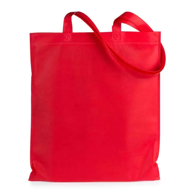 SAC SHOPPING PERSONNALISABLE ANSES LONGUES 'BONITO 70 GR' - rouge