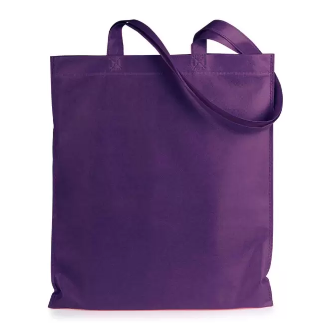 SAC SHOPPING PERSONNALISABLE ANSES LONGUES 'BONITO 70 GR' - violet