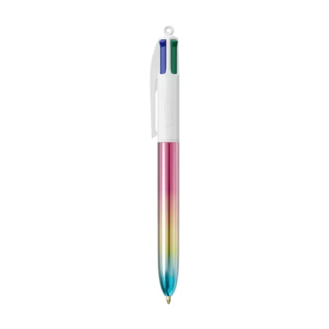 STYLO BIC® 4 COULEURS PERSONNALISABLE 'GRADIENT' - arc-en-ciel
