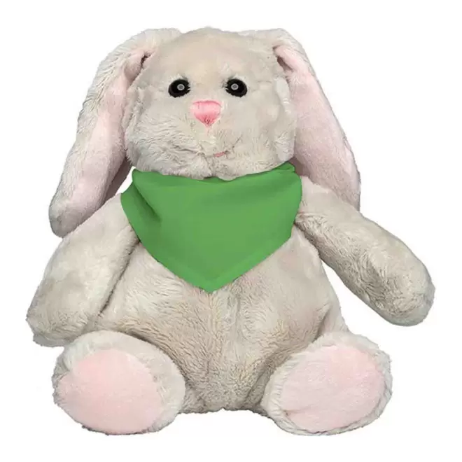 PELUCHE LAPIN PERSONNALISABLE 'KANOU BANDANA' - vert clair