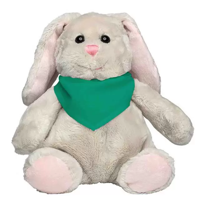 PELUCHE LAPIN PERSONNALISABLE 'KANOU BANDANA' - vert 