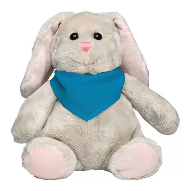 PELUCHE LAPIN PERSONNALISABLE 'KANOU BANDANA' - turquoise