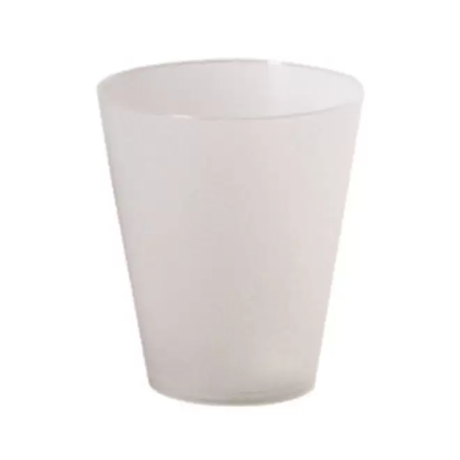 GOBELET A CAFE RÉUTILISABLE PERSONNALISABLE 10 CL 'CUP' - transparent givré