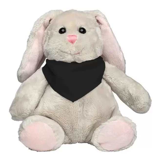 PELUCHE LAPIN PERSONNALISABLE 'KANOU BANDANA' - noir